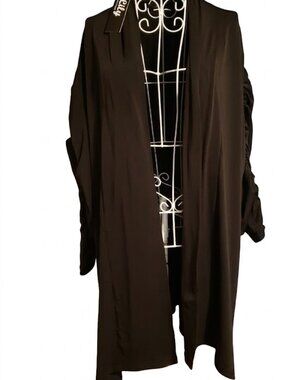 NWT Lily by Firmiana black cardigan sz 4X